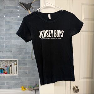Jersey Boys Black Graphic T‑Shirt